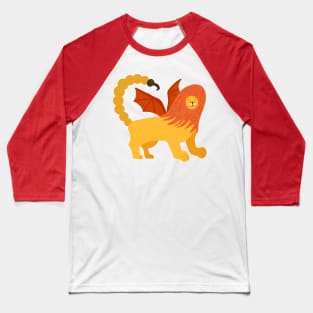 Toon Manticore Baseball T-Shirt